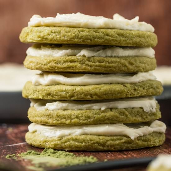 Vegan Matcha Cookies - Recipe photo by lovingitvegan