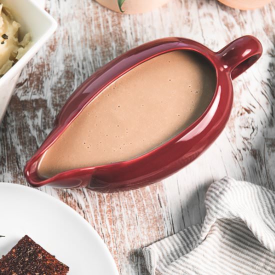 Easy Vegan Mushroom Gravy - Recipe photo by BEET OF THE WILD