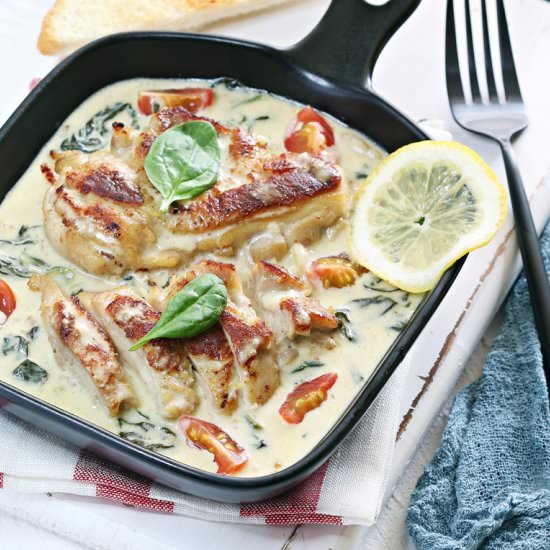 One Pan Creamy Chicken - Recipe photo by Anncoo