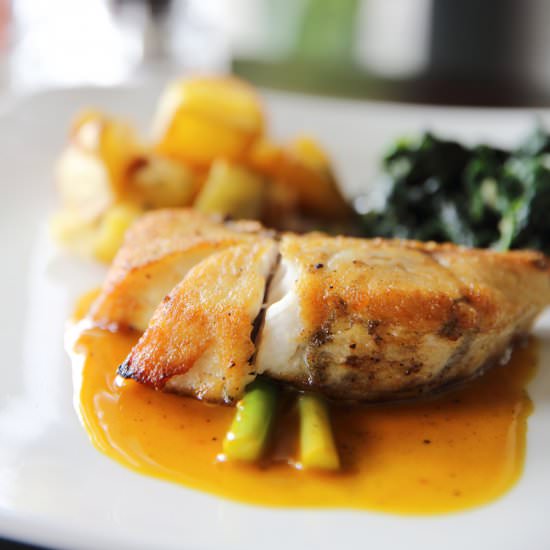Pan-Seared Chilean Sea Bass - Recipe photo by theonlinegrill