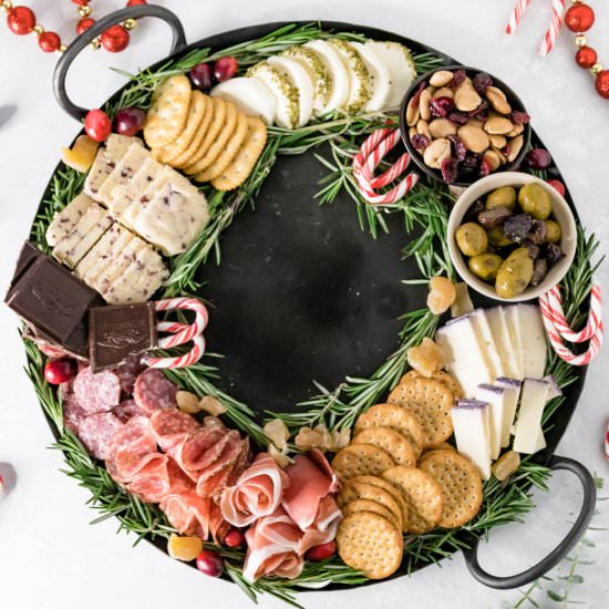 Christmas Charcuterie Wreath - Recipe photo by GoodieGodmother