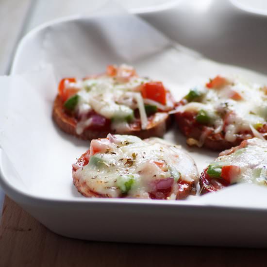 Sweet Potato Pizza Bites - Recipe photo by blend with spices