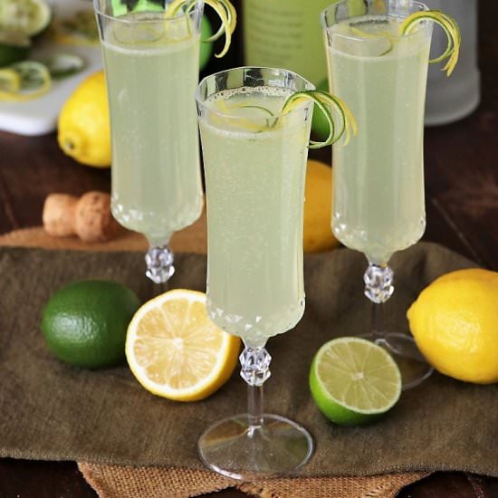 Sparkling Limoncello Cooler - Recipe photo by thekitchenismyplayground