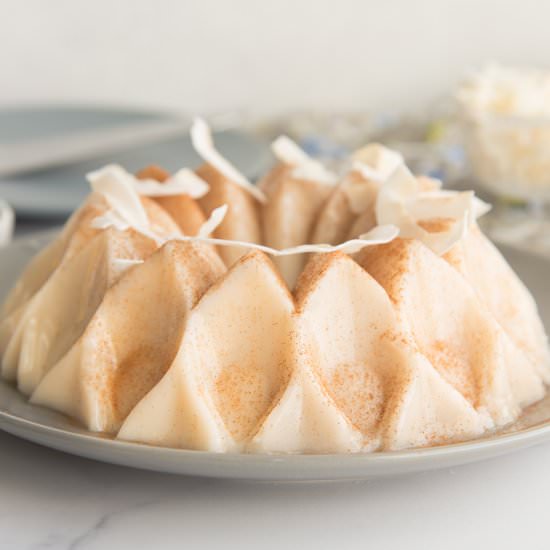 Tembleque (Coconut Pudding) - Recipe photo by senseandedibility