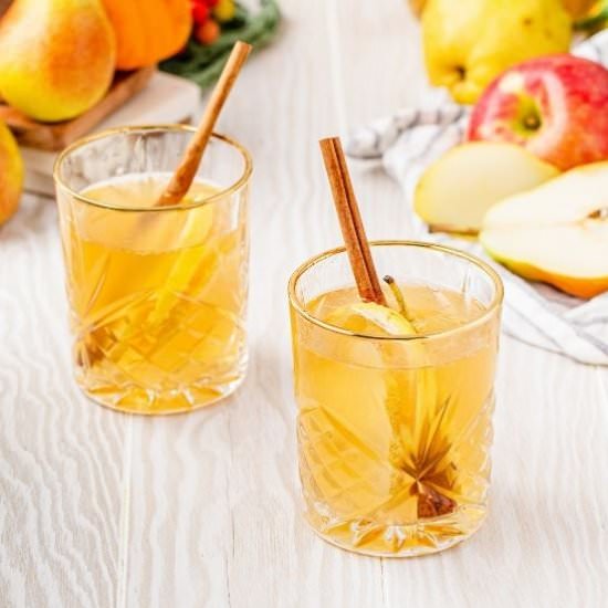 Fall Sangria with Apple Cider - Recipe photo by charmingcocktails