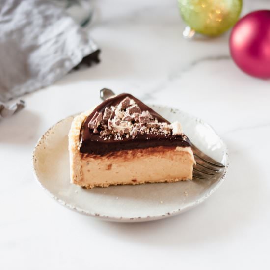 Chocolate peanut butter cheesecake - Recipe photo by katethebaker