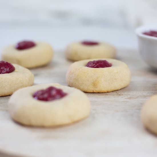 Gluten-Free Thumbprint Cookies - Recipe photo by lovefoodnourish