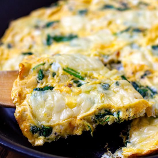 Jarlsberg Cheese & Spinach Omelette - Recipe photo by IrenaMacri