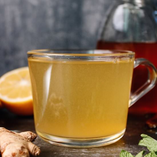 Ginger Mint Tea - Recipe photo by thefigjar