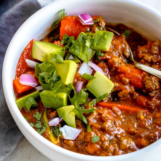 Paleo AIP Chili - Recipe photo by healmedelicious