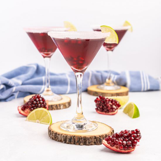 Pomegranate Martini - Recipe photo by Tastes of Homemade