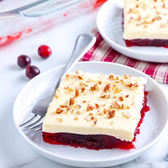 Cranberry Jello Salad - Recipe photo by FoodFolksandFun