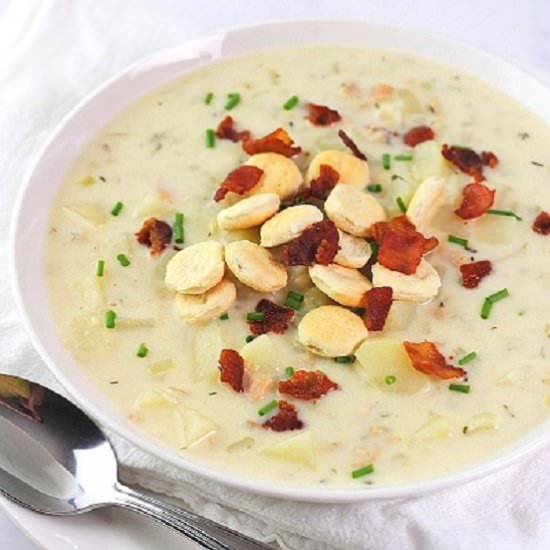 easy new england clam chowder - Recipe photo by nowcookthis