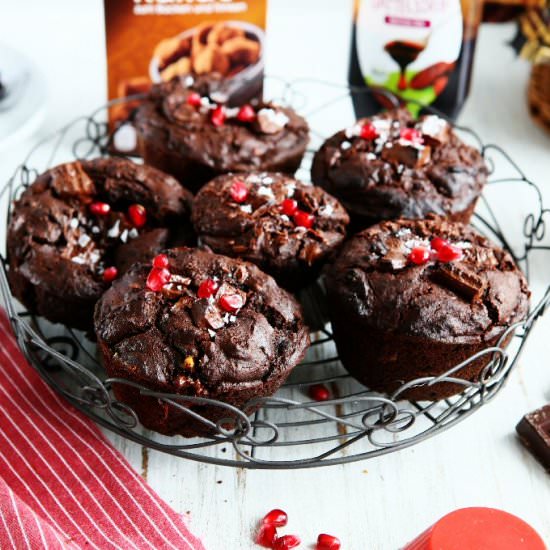 Double Chocolate Rye Muffins - Recipe photo by angiesrecipes
