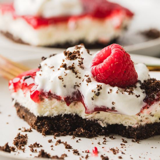 Chocolate Raspberry Bars - Recipe photo by thetravelpalate
