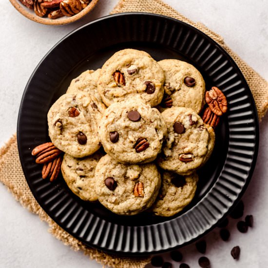 pecan chocolate chip cookies - Recipe photo by freshaprilflours