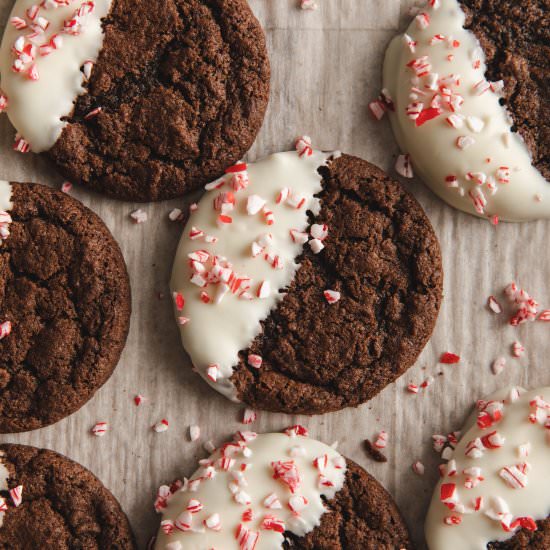 Vegan Peppermint Brownies - Recipe photo by peanutbutterpluschocolate