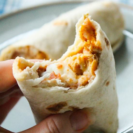 Easy Chicken Potato Burritos - Recipe photo by blessthismeal