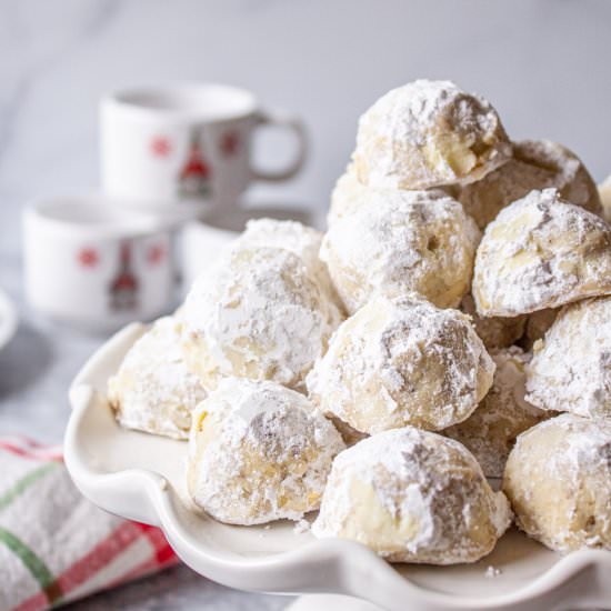 Pecan Snowball Cookies - Recipe photo by BeyondtheCoop