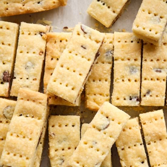 Chocolate Orange Shortbread - Recipe photo by The Desserted Girl