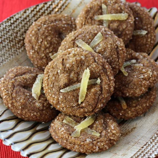 Ras el hanout ginger cookies - Recipe photo by Food Gal