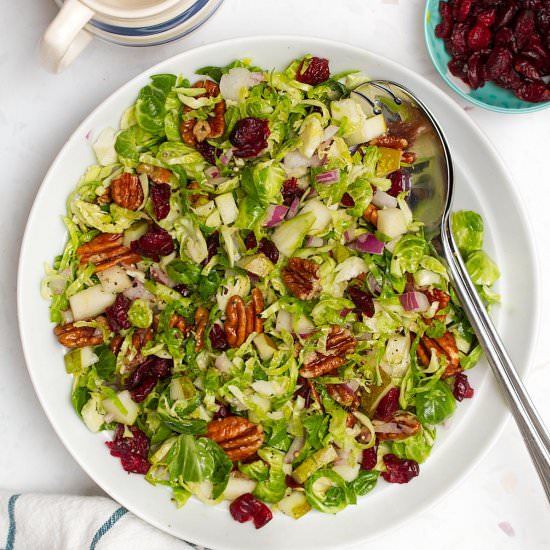 Shaved Brussels Sprouts Salads - Recipe photo by dailydish