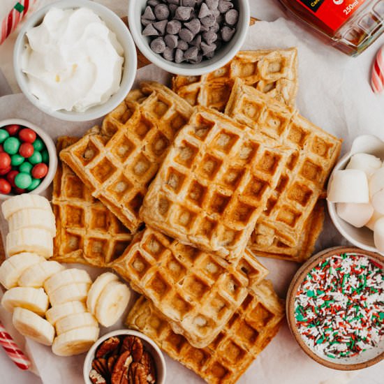 Buttermilk Waffle Board - Recipe photo by alpineella