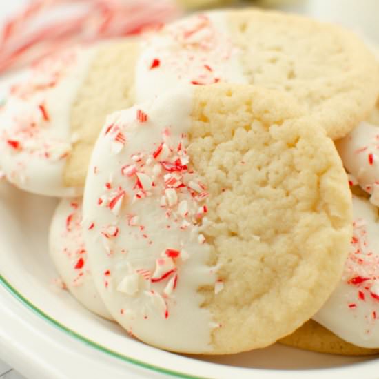 Peppermint White Chocolate Cookies - Recipe photo by fakeginger