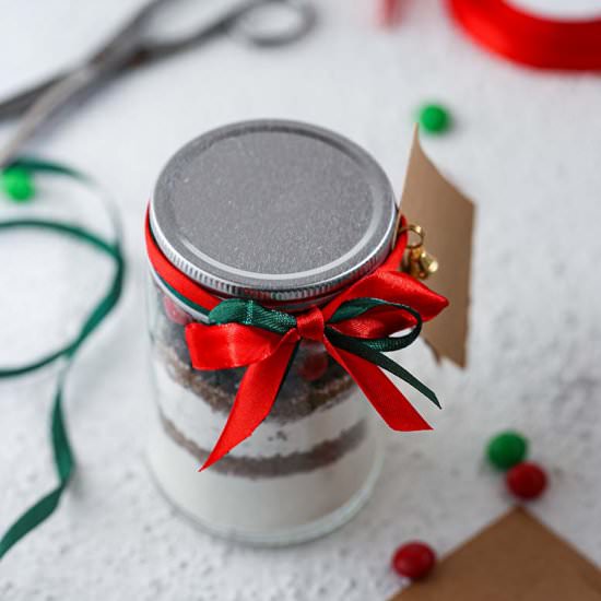 M&M Christmas Cookies In a Jar - Recipe photo by yummynotes