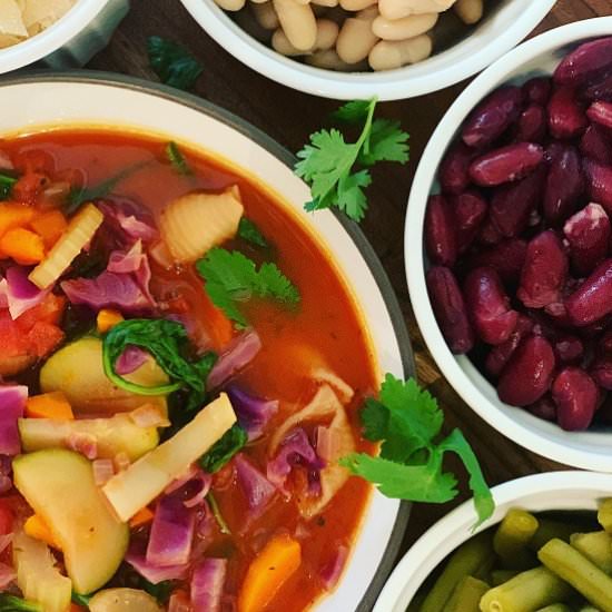 Quick & Easy Minestrone Soup - Recipe photo by allergicfoodie