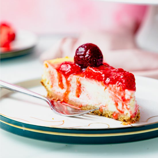 Gluten-free Cheesecake - Recipe photo by ScienceandCrumbs
