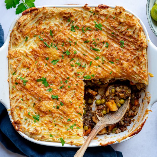 Lentil Cottage Pie - Recipe photo by The Last Food Blog