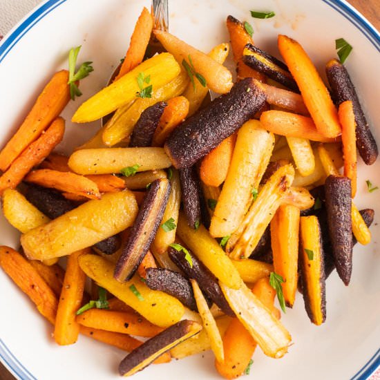 Low Carb Maple Glazed Carrots - Recipe photo by debsdailydish