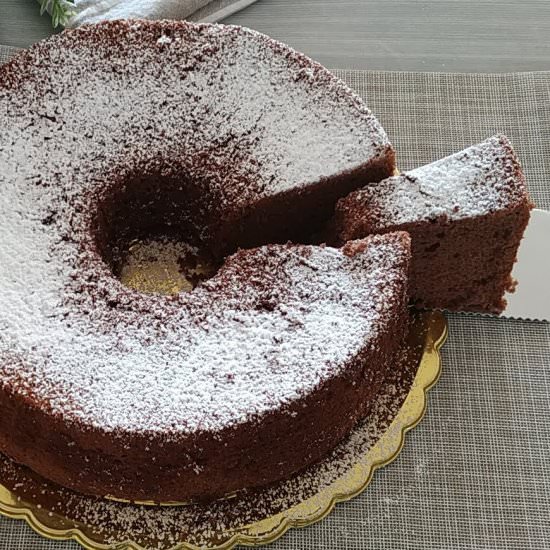 Chocolate Chiffon Cake - Recipe photo by Filipino and Italian kitchen