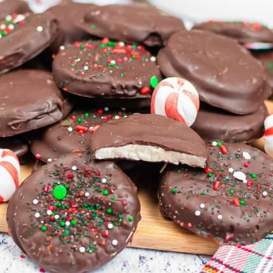 Homemade Peppermint Patties - Recipe photo by OnMyKidsPlate