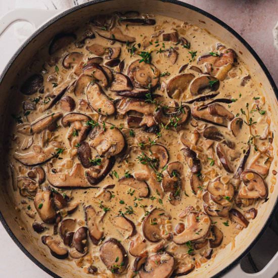 Keto Mushroom Sauce - Recipe photo by afullliving