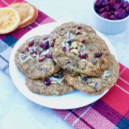 Cranberry Kitchen Sink Cookies - Recipe photo by anothertablespoon