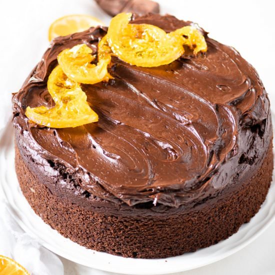 Eggless Chocolate Orange Cake - Recipe photo by bakesalotlady
