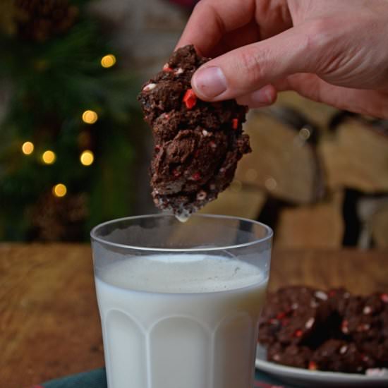 Vegan Chocolate Peppermint Cookies - Recipe photo by joytothefood