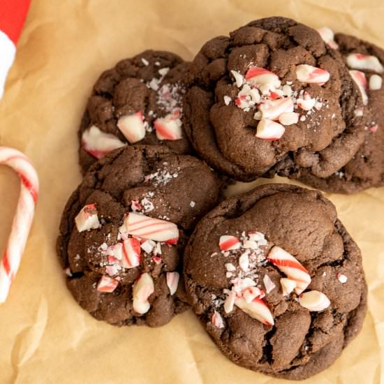 Peppermint Mocha Cookies - Recipe photo by justastasty