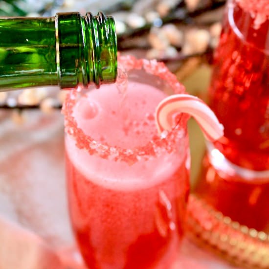 Red Nose Reindeer Mimosas - Recipe photo by Red Wine Dragons