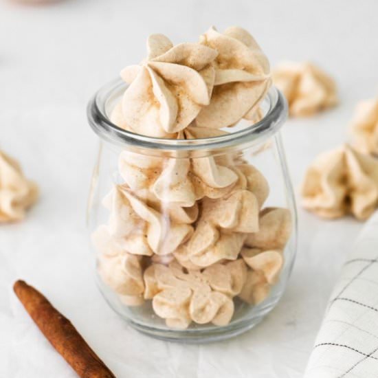 Cinnamon Meringue Cookies - Recipe photo by noshingwiththenolands