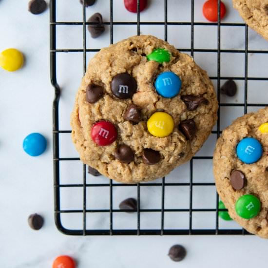 Gluten-Free Monster Cookies - Recipe photo by MamaGourmand