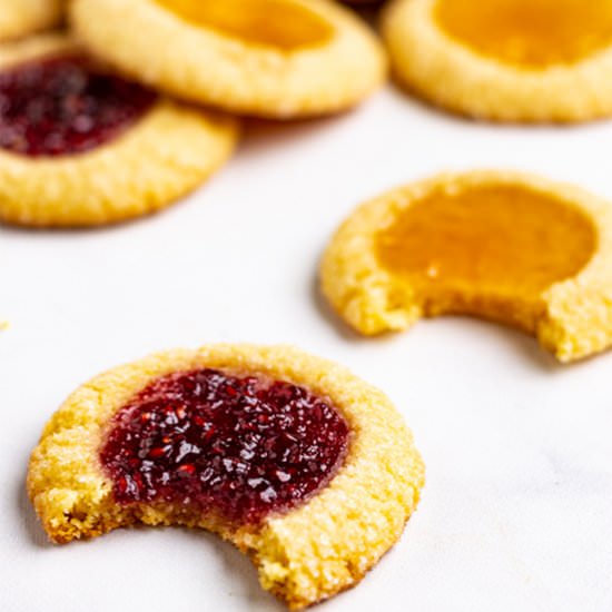 thumbprint cookies - Recipe photo by Robust Recipes