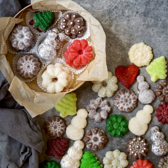 Cream Cheese Spritz Cookies - Recipe photo by simmerandsauce