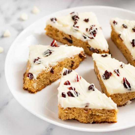 Cranberry Bliss Bars - Recipe photo by AllThingsMamma