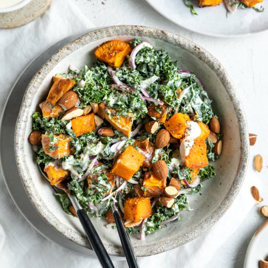 Kale and Sweet Potato Salad - Recipe photo by itsnotcomplicatedrecipes