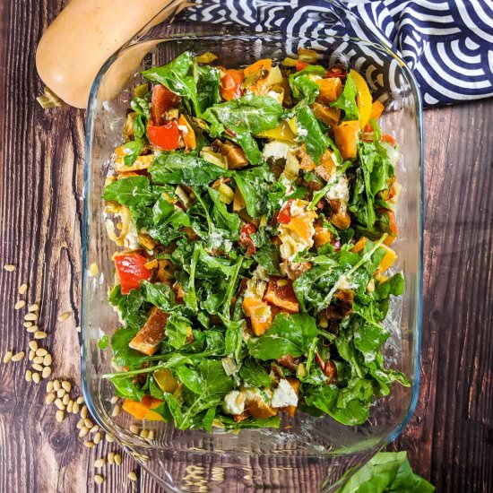 Roasted Butternut Squash Salad - Recipe photo by mamazilla