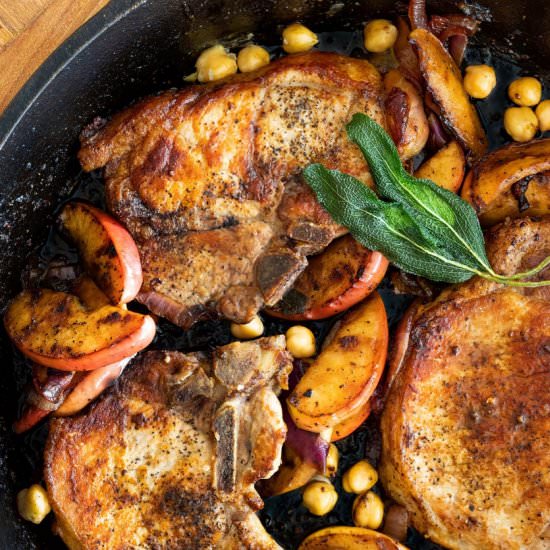 Pan-Seared Pork Chops Casserole - Recipe photo by The Mad Table