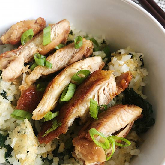 Chicken Teriyaki with Crispy Rice - Recipe photo by toasttohome